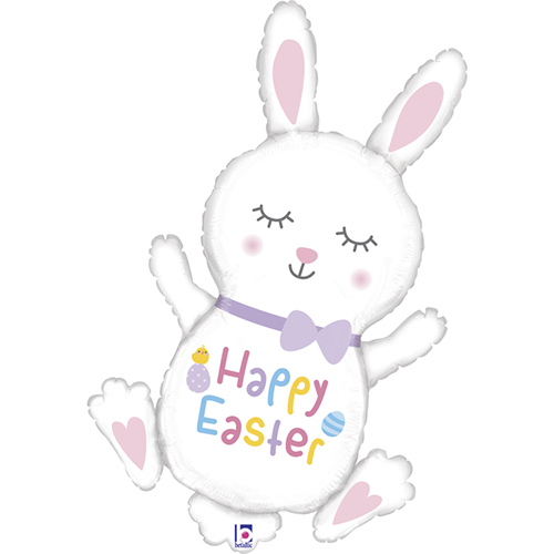 [G35931-P] Hopping Easter Bunny 38" - Grabo