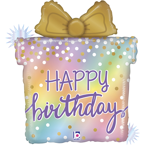 [G35959RH-P] Opal Birthday Present 27" - Grabo