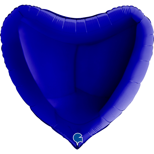 [G36010BC] Coeur Bleu Marine 36" - Grabo