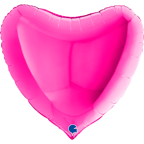 [G36014M] Coeur Magenta 36" Vrac - Grabo