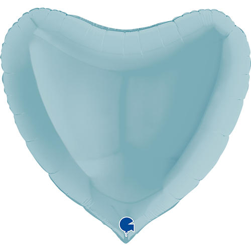[G36021PB] Coeur Pastel Ciel 36" - Grabo