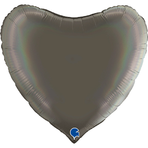 [G360P00RHGY] Coeur Holographic Platinum Grey 36" Vrac - Grabo
