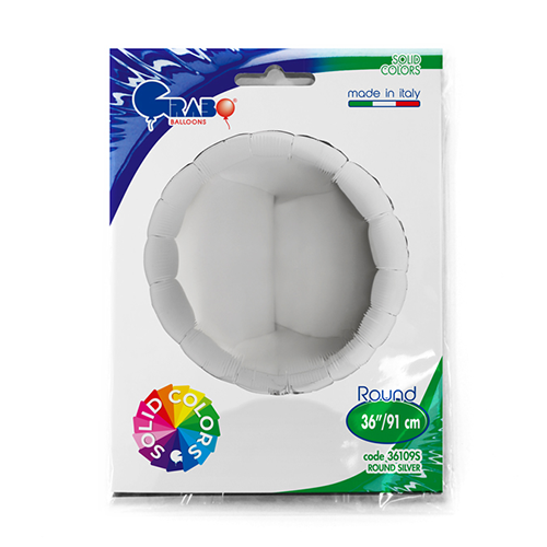 [G36109S-P] Rond Argent 36" - Grabo