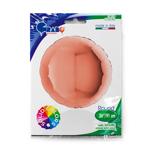 [G36123RG-P] Rond Rose Gold 36" - Grabo