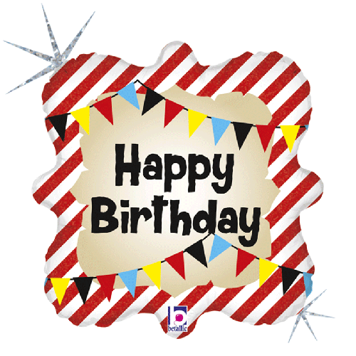[G36268H-P] Pirate Birthday 18" - Grabo