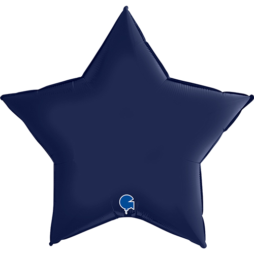 [G362S02BN] Étoile Satin Bleu Marine 36" Vrac - Grabo