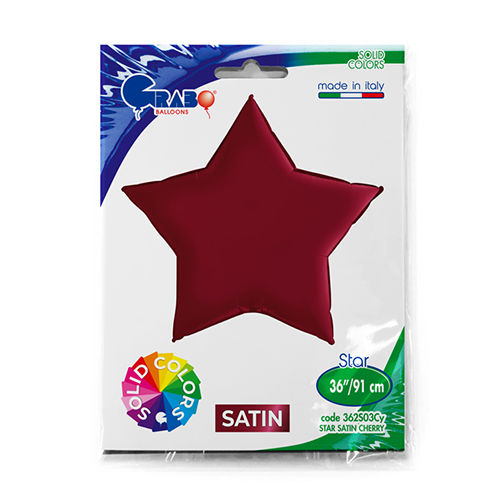 [G362S03CY-P] Étoile Satin Cerise 36" - Grabo