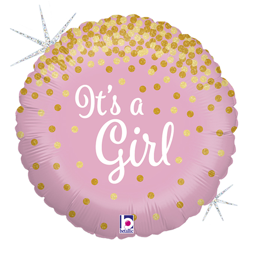 [G36586GH-P] It's a Girl Scintillant Holo 18" - Grabo