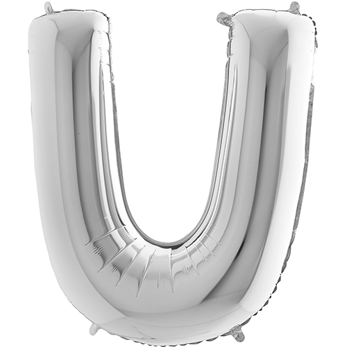 [G409S-P] Lettre "U" Silver 40" - Grabo