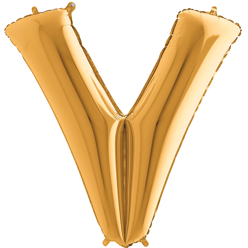 [G412G-P] Lettre "V" Gold 40" - Grabo
