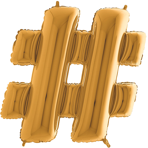 [G472G-P] Hasthag Gold 40" - Grabo