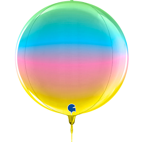 [G74001] Globe 15" Arc En Ciel 4D Vrac - Grabo