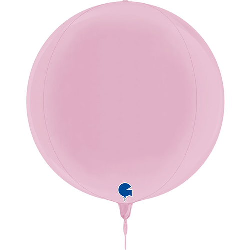 [G74122PP] Globe 15" Uni Pastel Rose 4D Vrac - Grabo