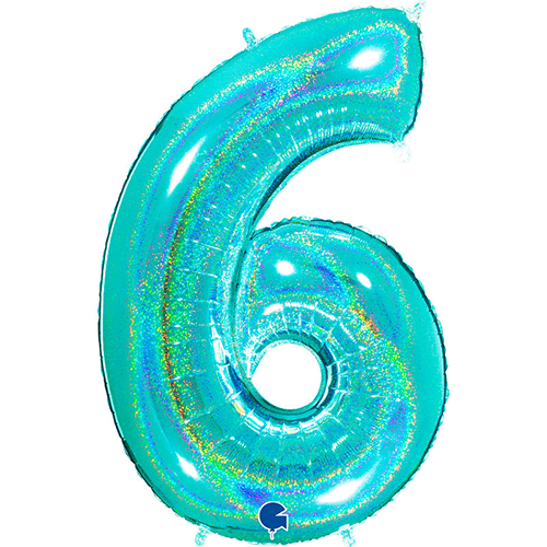 [G776GHTI-P] Ch '6' Glitter Holo Tiffany 40" - Grabo