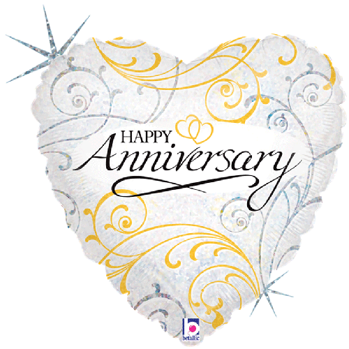 [G86764H-P] Filigree Anniversary 18" - Grabo