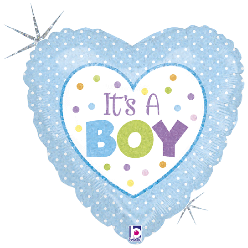 [G86898H-P] Baby Boy Dots 18" - Grabo
