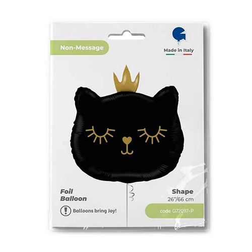 [GG72097-P] Cat Princess Black 26" - Grabo
