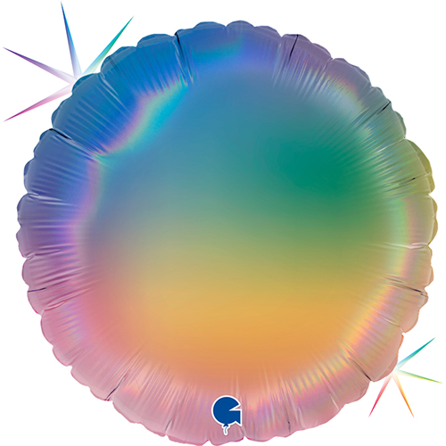 [G78039RH-P] Rond Colourful Rainbow 18" - Grabo