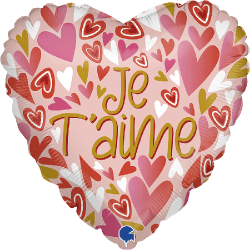[GG78163-P] Je T'Aime 18" - Grabo FDS