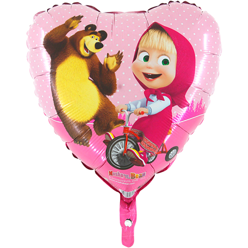 [GL18025-P] Alu Coeur 18" Biking Masha Pack - Licence