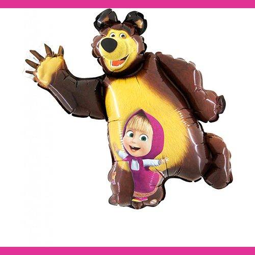 [GL664] Alu Mini 14" Masha Et L'Ours - Licence