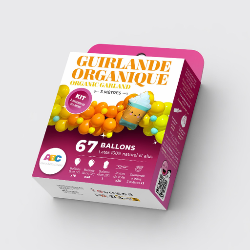 [GA1113] Kit Guirlande Organique Cafe