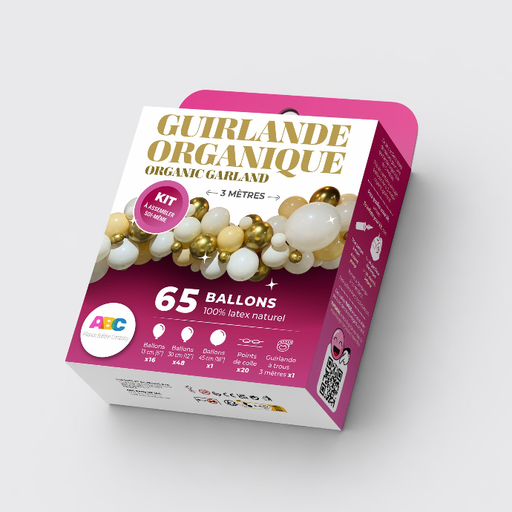 [GA1115] Kit Organic Garland Cream