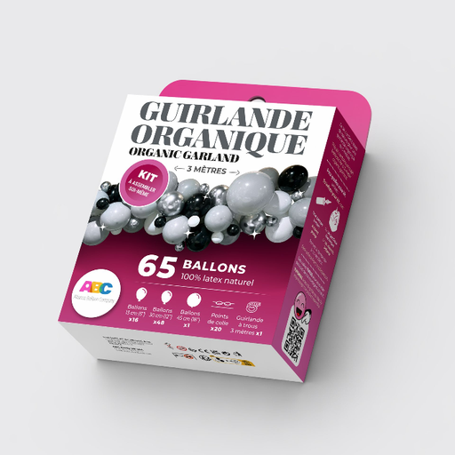 [GA1118] Kit Guirlande Organique Gray