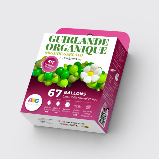 [GA1119] Kit Guirlande Organique Green