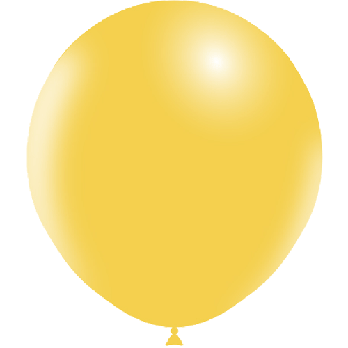 [HG118-25P23] 25 Ballons 18" Standard Jaune D'Or - Balloonia