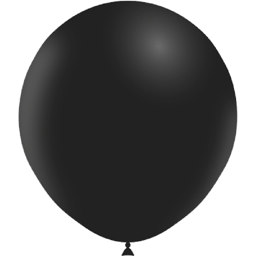 [HG118-25P41] 25 Ballons 18" Standard Noir - Balloonia