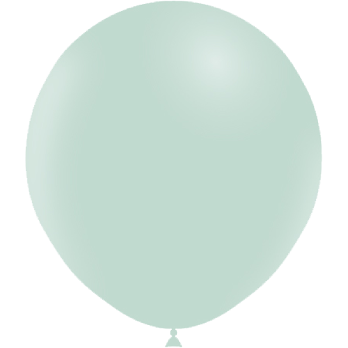 [HG118-25T05] 25 Ballons 18" Pastel Matte Menthe - Balloonia