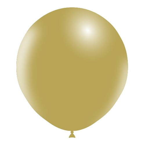 [HG118-5V04] 5 Ballons 18" Vintage Moutarde - Balloonia