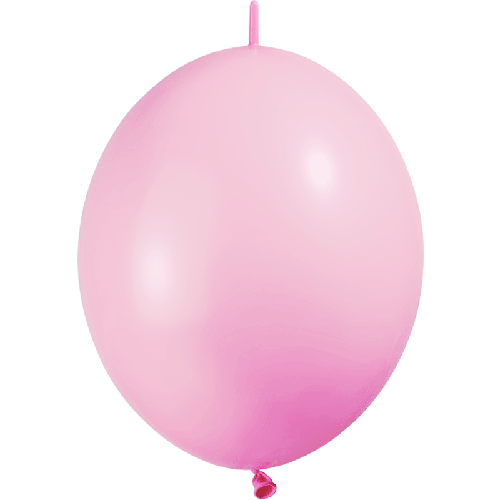 [HG12L-50P28] 50 Ballons Deco Link 12" Standard Rose Bonbon - Balloonia