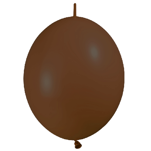 [HG12L-50P40] 50 Ballons Deco Link 12" Standard Chocolat - Balloonia