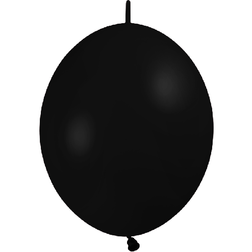 [HG12L-50P41] 50 Ballons Deco Link 12" Standard Noir - Balloonia