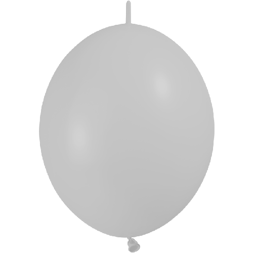 [HG12L-50P44] 50 Ballons Deco Link 12" Standard Gris - Balloonia