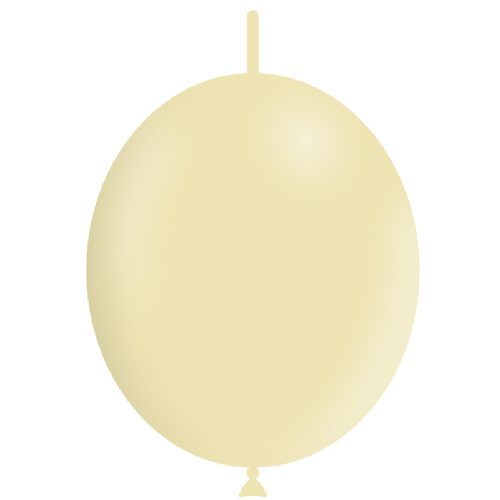 [HG12L-50T04] 50 Ballons Deco Link 12" Pastel Jaune - Balloonia
