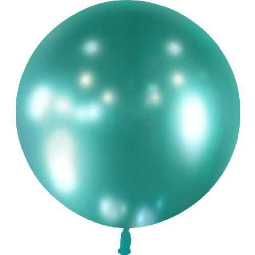[HG2-B03] Ballon 2' Vert Brillant - Balloonia