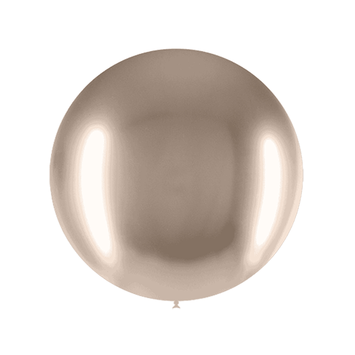 [HG2-B08] Ballon 2' Beige Brillant - Balloonia