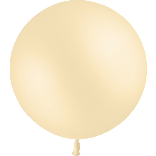[HG2-P21] 1 Latex Standard Ivoire 2' (60Cm) Vrac - Balloonia