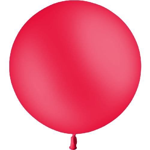 [HG2-P25] 1 Latex Standard Rouge 2' (60Cm) Vrac - Balloonia