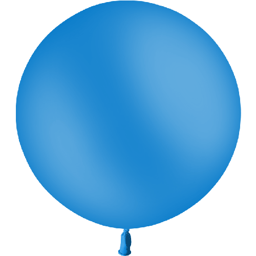 [HG2-P34] 1 Latex Standard Bleu Roi 2' (60Cm) Vrac - Balloonia