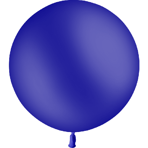 [HG2-P35] 1 Latex Standard Bleu Marine 2' (60Cm) Vrac - Balloonia