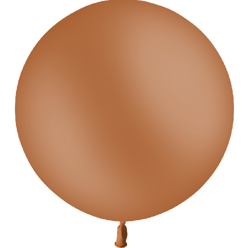 [HG2-P45] 1 Latex Standard Marron 2' (60Cm) Vrac Vrac - Balloonia