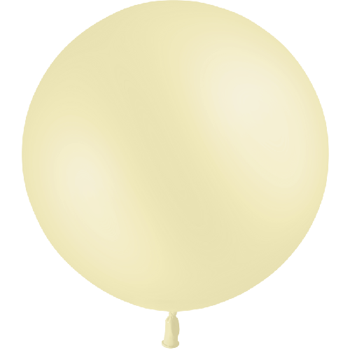 [HG2-T04] 1 Latex Pastel Jaune T04 2' (60Cm) Vrac - Balloonia
