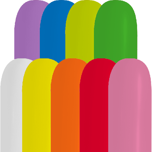 [HG360P] 100 Ballons À Modeler 360 Assortis - Balloonia