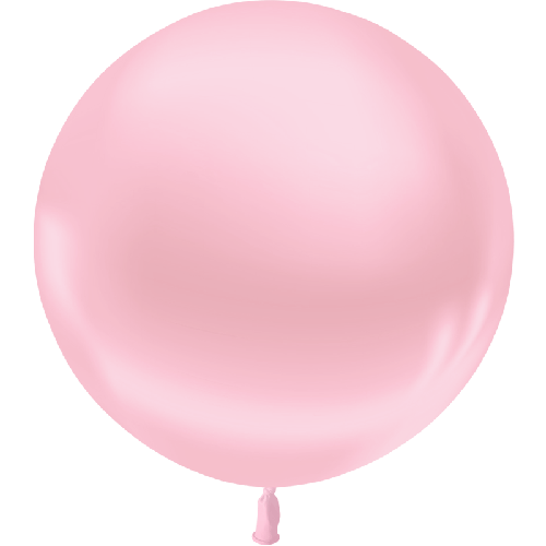 [HG3-M86] 1 Latex  Metal Rose Bonbon 3' (90Cm) Vrac - Balloonia