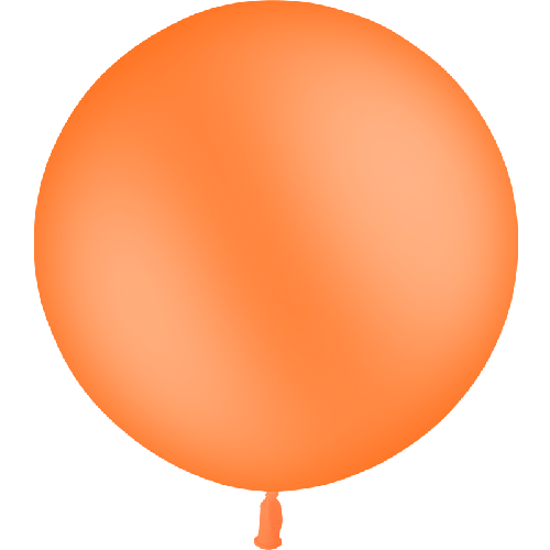 [HG3-P24] 1 Latex  Standard Orange 3' (90Cm) Vrac - Balloonia