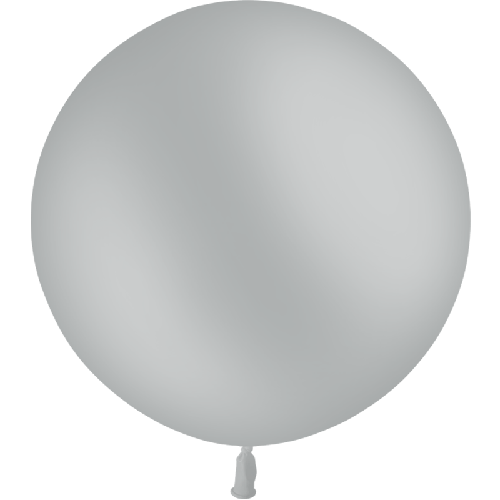 [HG3-P44] 1 Latex  Standard Gris 3' (90Cm) Vrac - Balloonia